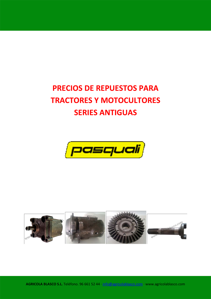 Tarifa de precios de repuestos y recambios para tractores y motocultores pasquali.pdf